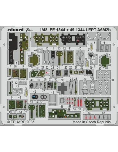 [NO_DESC] A6M2b 1/48 ACADEMY, 1/48 - Eduard Accessories FE1344