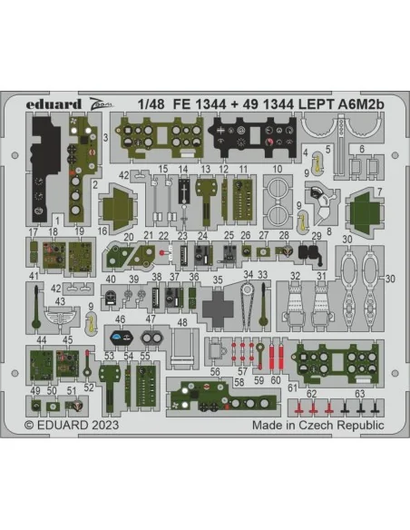 A6M2b 1/48 ACADEMY, 1/48 - Eduard Accessories FE1344