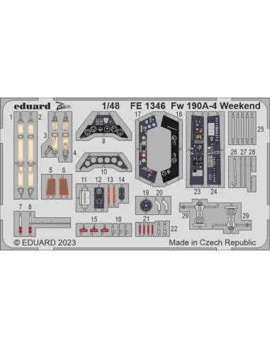 Fw 190A-4 Weekend 1/48 EDUARD, 1/48 - Eduard Accessories FE1346