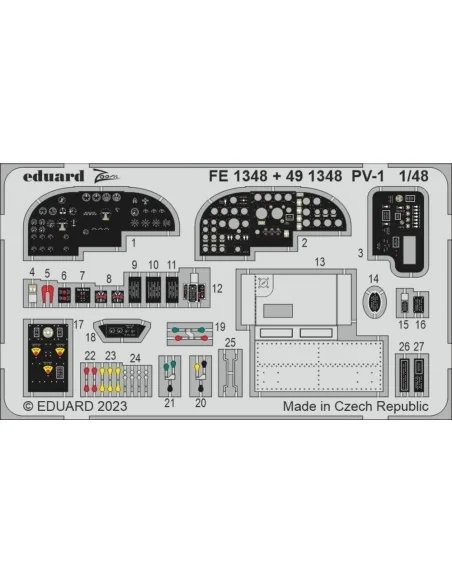 [NO_DESC] PV-1 48 ACADEMY, 1/48 - Eduard Accessories FE1348