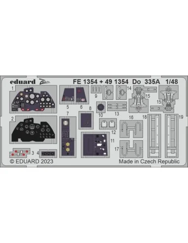 [NO_DESC] Do 335A 1/48 TAMIYA, 1/48 - Eduard Accessories FE1354