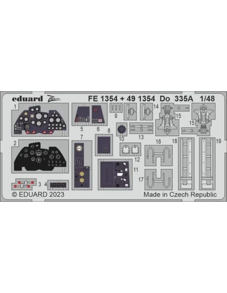 [NO_DESC] Do 335A 1/48 TAMIYA, 1/48 - Eduard Accessories FE1354