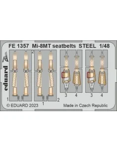 Mi-8MT seatbelts STEEL 1/48 TRUMPETER, 1/48 - Eduard Accessories FE...