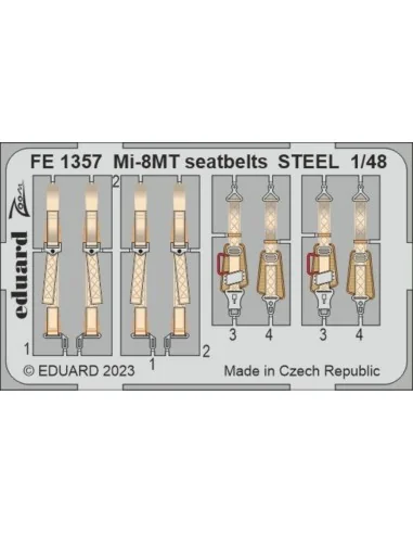 [NO_DESC] Mi-8MT seatbelts STEEL 1/48 TRUMPETER, 1/48 - Eduard Acce...