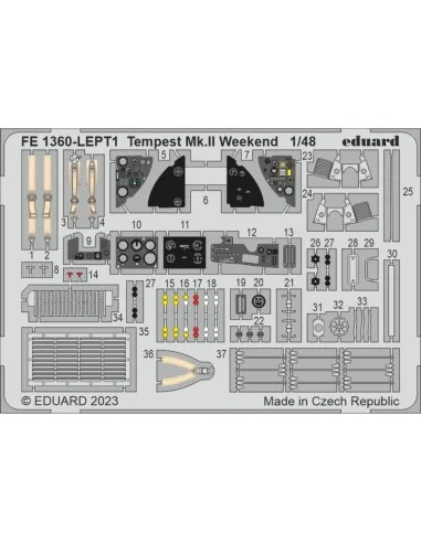 Tempest Mk.II Weekend 1/48 EDUARD, 1/48 - Eduard Accessories FE1360