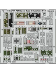 A6M2 Zero Type 21 Weekend 1/48 EDUARD, 1/48 - Eduard Accessories FE...