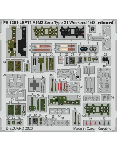 A6M2 Zero Type 21 Weekend 1/48 EDUARD, 1/48 - Eduard Accessories FE...