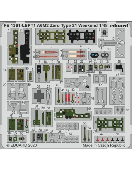 A6M2 Zero Type 21 Weekend 1/48 EDUARD, 1/48 - Eduard Accessories FE...