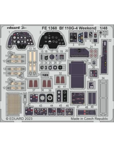 Bf 110G-4 Weekend 1/48 EDUARD, 1/48 - Eduard Accessories FE1368