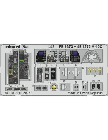 A-10C 1/48 ACADEMY, 1/48 - Eduard Accessories FE1373