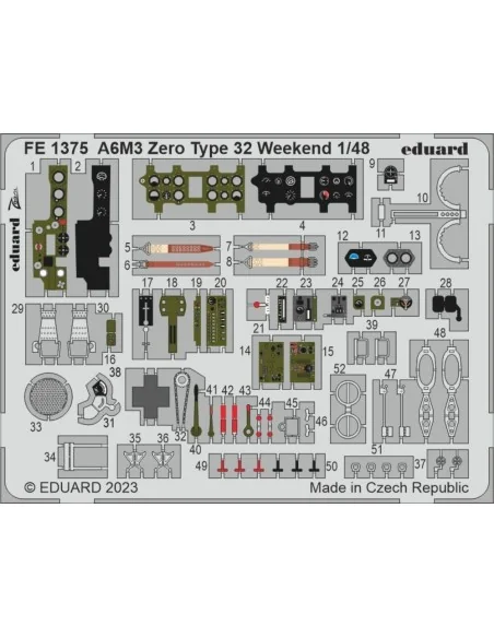 A6M3 Zero Type 32 Weekend 1/48 EDUARD, 1/48 - Eduard Accessories FE...