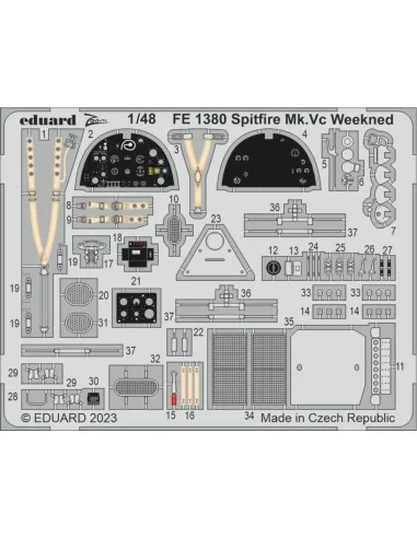 [NO_DESC] Spitfire Mk.Vc Weekend 1/48 EDUARD, 1/48 - Eduard Accesso...