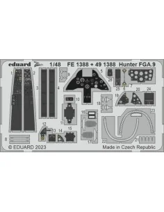 Hunter FGA.9 1/48 AIRFIX, 1/48 - Eduard Accessories FE1388