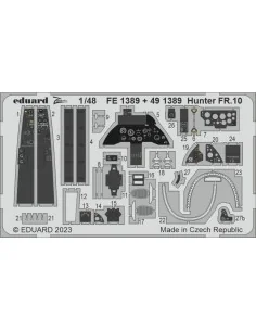 Hunter FR.10 1/48 AIRFIX, 1/48 - Eduard Accessories FE1389