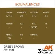 Green-Brown 17ml - AK Interactive AK11126