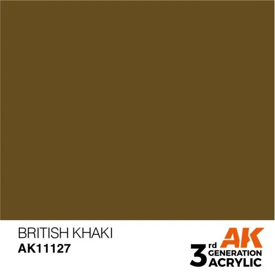 British Khaki 17ml - AK Interactive AK11127 British Khaki 17ml - AK Interactive AK11127