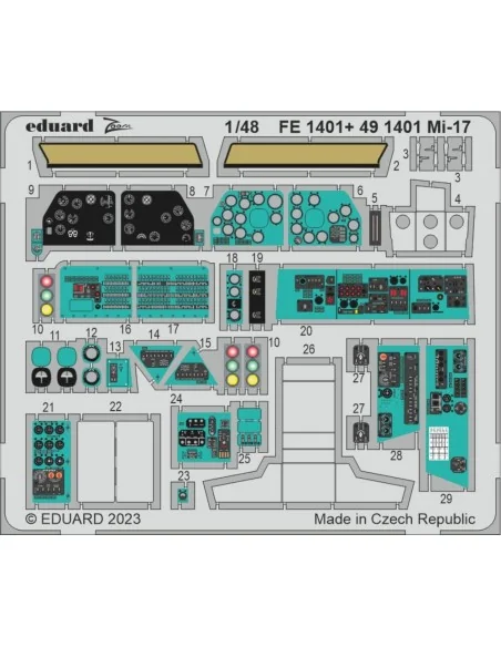 Mi-17, 1/48 - Eduard Accessories FE1401