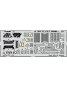 Bf 109E-4 Weekend, 1/48 - Eduard Accessories FE1403