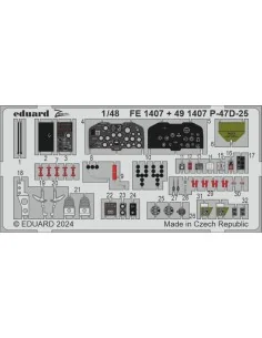 P-47D-25, 1/48 - Eduard Accessories FE1407