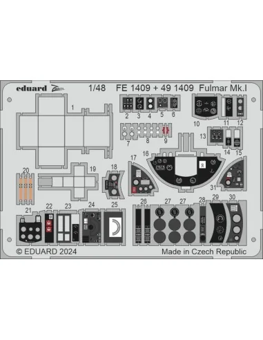 Fulmar Mk.I, 1/48 - Eduard Accessories FE1409