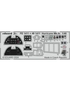 Hurricane Mk.IIc, 1/48 - Eduard Accessories FE1411