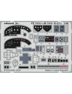 Ki-21-I 1/48 ICM, 1/48 - Eduard Accessories FE1414