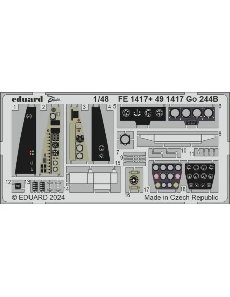 Go 244B 1/48 ICM, 1/48 - Eduard Accessories FE1417
