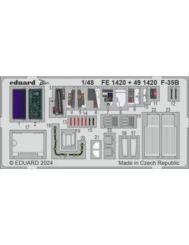 [NO_DESC] F-35B 1/48 TAMIYA, 1/48 - Eduard Accessories FE1420