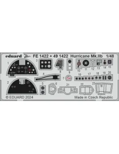 Hurricane Mk.IIb 1/48 ARMA HOBBY, 1/48 - Eduard Accessories FE1422