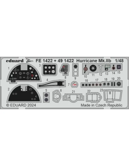 [NO_DESC] Hurricane Mk.IIb 1/48 ARMA HOBBY, 1/48 - Eduard Accessori...