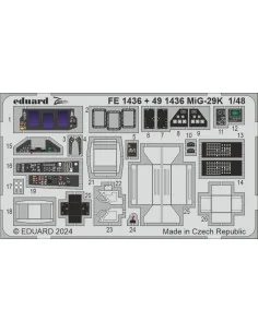 [NO_DESC] MiG-29K 1/48 HOBBY BOSS, 1/48 - Eduard Accessories FE1436