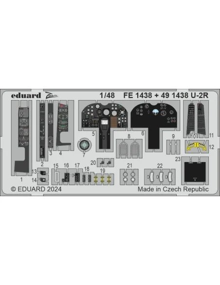 [NO_DESC] U-2R 1/48 HOBBY BOSS, 1/48 - Eduard Accessories FE1438