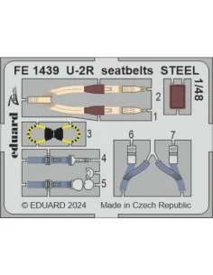 U-2R seatbelts STEEL 1/48 HOBBY BOSS, 1/48 - Eduard Accessories FE1439