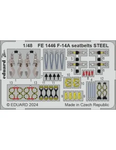 F-14A seatbelts STEEL GREAT WALL HOBBY, 1/48 - Eduard Accessories F...
