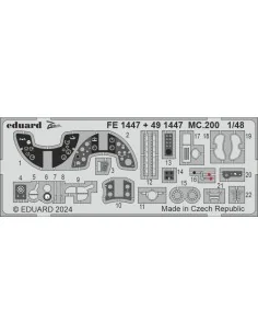 MC.200 ITALERI, 1/48 - Eduard Accessories FE1447