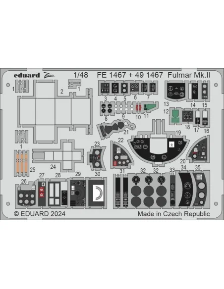 Fulmar Mk.II, 1/48 - Eduard Accessories FE1467