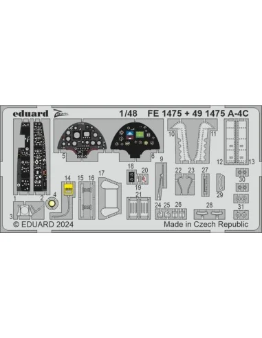 A-4C, 1/48 - Eduard Accessories FE1475