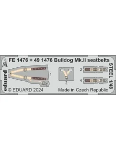 [NO_DESC] Bulldog Mk.II seatbelts STEEL, 1/48 - Eduard Accessories ...