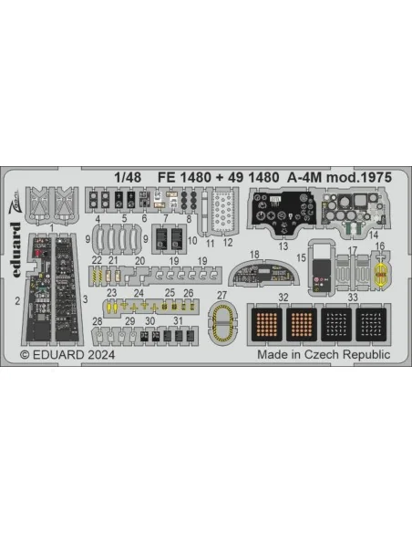 A-4M mod. 1975 MAGIC FACTORY, 1/48 - Eduard Accessories FE1480