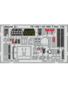 F-86A CLEAR PROP, 1/48 - Eduard Accessories FE1488