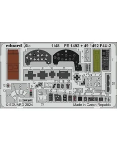 F4U-2 HOBBY BOSS, 1/48 - Eduard Accessories FE1492