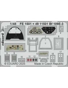 Bf 109E-3 HOBBY BOSS, 1/48 - Eduard Accessories FE1501