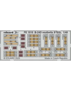 B-24D seatbelts STEEL HOBBY BOSS, 1/48 - Eduard Accessories FE1510
