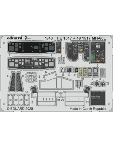 [NO_DESC] MH-60L ICM, 1/48 - Eduard Accessories FE1517