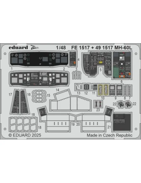 MH-60L ICM, 1/48 - Eduard Accessories FE1517