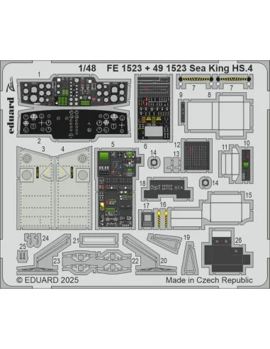 Sea King HC.4 AIRFIX, 1/48 - Eduard Accessories FE1523