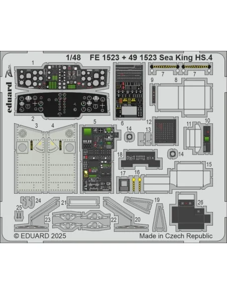 [NO_DESC] Sea King HC.4 AIRFIX, 1/48 - Eduard Accessories FE1523