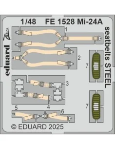 Mi-24A seatbelts STEEL TRUMPETER, 1/48 - Eduard Accessories FE1528