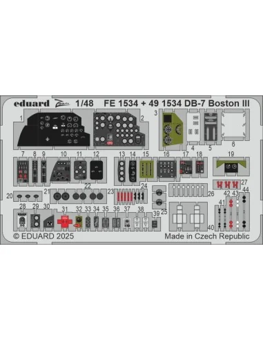 DB-7 Boston III HKM, 1/48 - Eduard Accessories FE1534