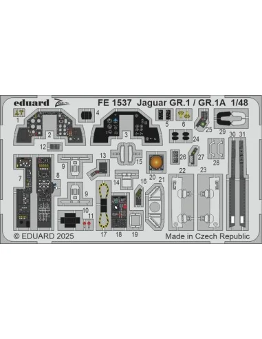 [NO_DESC] Jaguar GR.1 / GR.1A AIRFIX, 1/48 - Eduard Accessories FE1537